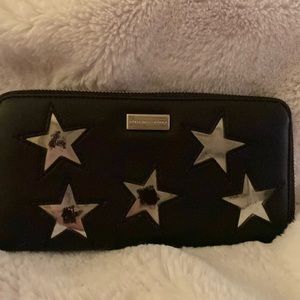 Nice black vegan silver star Stella McCartney wallet 💯 authentic 🖤✨⭐️